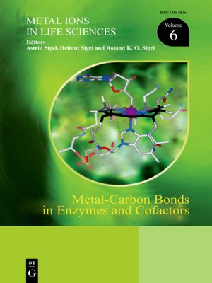 cover image of Metal-Carbon Bonds in Enzymes and Cofactors